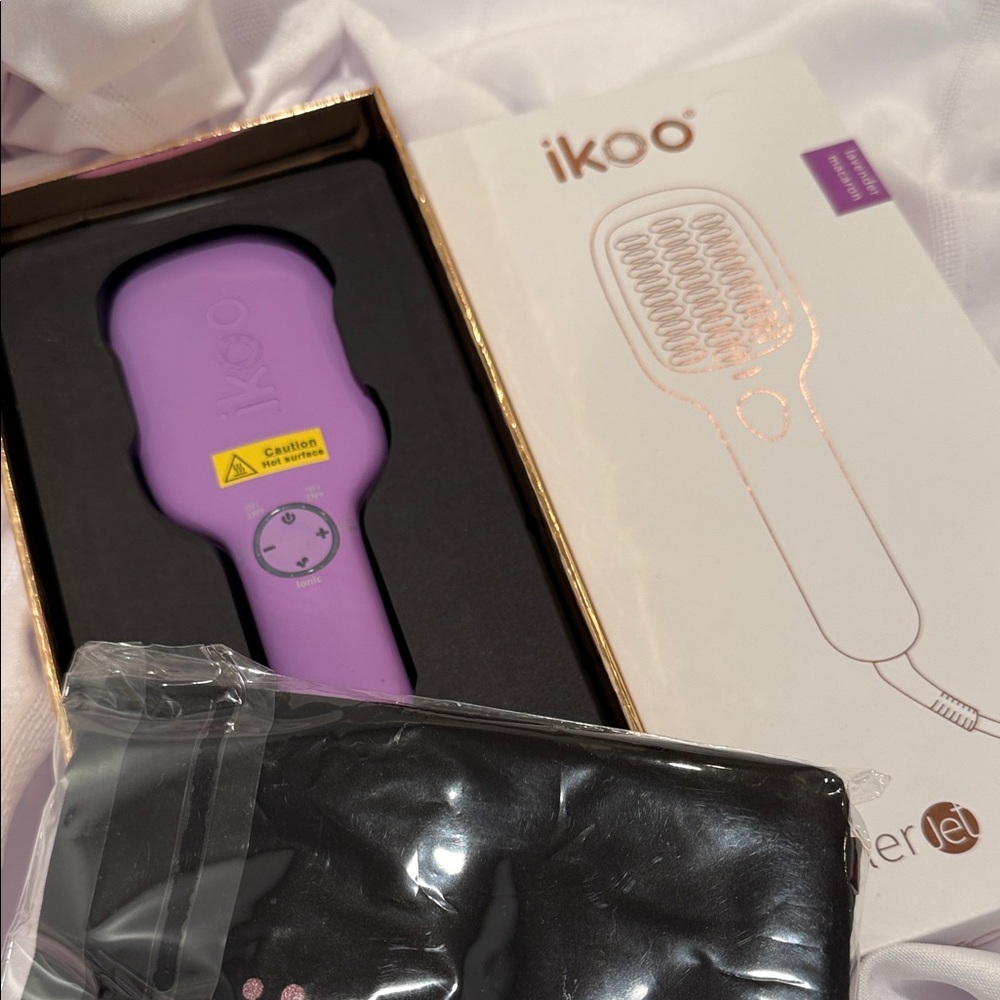 Ikoo Purple Hair Straightening Brush